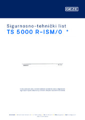 TS 5000 R-ISM/0  * Sigurnosno-tehnički list HR
