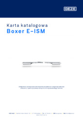 Boxer E-ISM Karta katalogowa PL