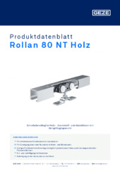 Rollan 80 NT Holz Produktdatenblatt DE