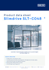 Slimdrive SLT-CO48  * Product data sheet EN
