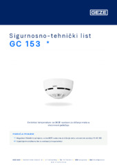 GC 153  * Sigurnosno-tehnički list HR