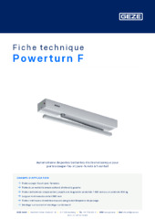Powerturn F Fiche technique FR