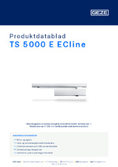 TS 5000 E ECline Produktdatablad DA