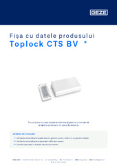 Toplock CTS BV  * Fișa cu datele produsului RO