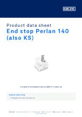End stop Perlan 140 (also KS) Product data sheet EN