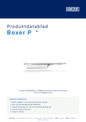 Boxer P  * Produktdatablad DA