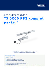 TS 5000 RFS komplet pakke  * Produktdatablad DA