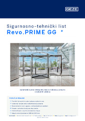 Revo.PRIME GG  * Sigurnosno-tehnički list HR