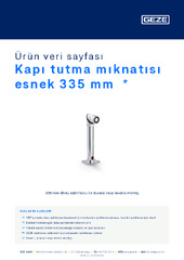 Kapı tutma mıknatısı esnek 335 mm  * Ürün veri sayfası TR