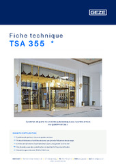 TSA 355  * Fiche technique FR