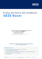 GEZE Boxer Ficha de datos del producto ES