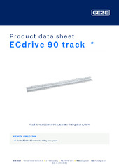 ECdrive 90 track  * Product data sheet EN
