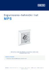 MPS Sigurnosno-tehnički list HR