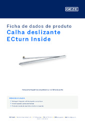 Calha deslizante ECturn Inside Ficha de dados de produto PT