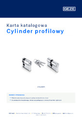 Cylinder profilowy Karta katalogowa PL