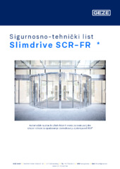 Slimdrive SCR-FR  * Sigurnosno-tehnički list HR