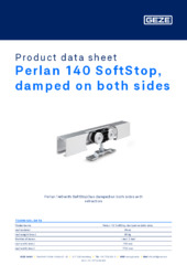 Perlan 140 SoftStop, damped on both sides Product data sheet EN