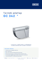 GC 342  * Termék adatlap HU