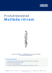 Motlåda rörram Produktdatablad SV