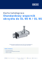 Standardowy wspornik skrzydła do OL 90 N / OL 95 Karta katalogowa PL