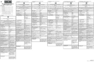 Supplementary sheet DE EN (69217)