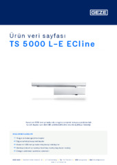 TS 5000 L-E ECline Ürün veri sayfası TR