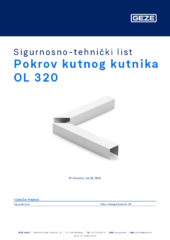 Eckwinkelabdeckung OL 100 / OL 320 Sigurnosno-tehnički list HR