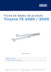 Tirante TS 4000 / 2000 Ficha de dados de produto PT