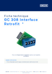 GC 308 Interface Retrofit  * Fiche technique FR