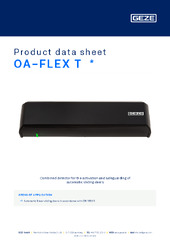 OA-FLEX T  * Product data sheet EN