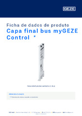 Capa final bus myGEZE Control  * Ficha de dados de produto PT