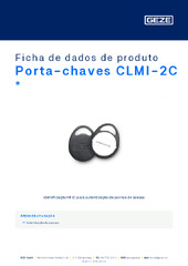 Porta-chaves CLMI-2C  * Ficha de dados de produto PT
