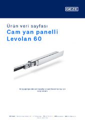 Cam yan panelli Levolan 60 Ürün veri sayfası TR