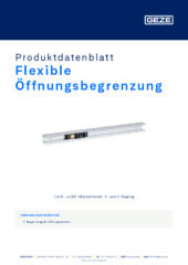 Flexible Öffnungsbegrenzung Produktdatenblatt DE