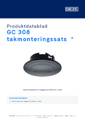 GC 308 takmonteringssats  * Produktdatablad SV