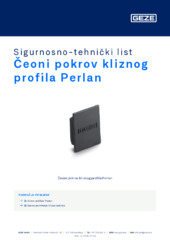 Čeoni pokrov kliznog profila Perlan Sigurnosno-tehnički list HR