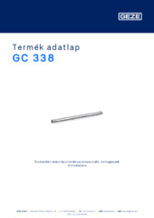 GC 338 Termék adatlap HU