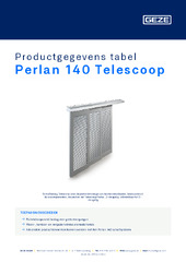 Perlan 140 Telescoop Productgegevens tabel NL