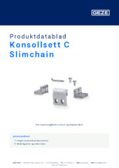 Konsollsett C Slimchain Produktdatablad NB
