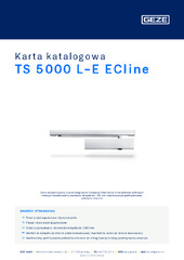 TS 5000 L-E ECline Karta katalogowa PL