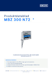 MBZ 300 N72  * Produktdatablad DA