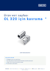 OL 320 için kavrama  * Ürün veri sayfası TR