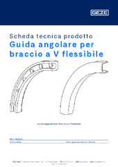 Guida angolare per braccio a V flessibile Scheda tecnica prodotto IT