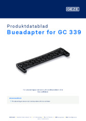 Bueadapter for GC 339 Produktdatablad NB