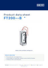 FT200--B  * Product data sheet EN