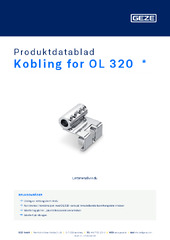 Kobling for OL 320  * Produktdatablad NB