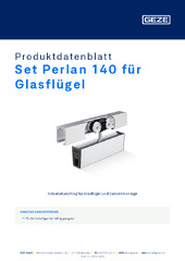 Set Perlan 140 für Glasflügel Produktdatenblatt DE
