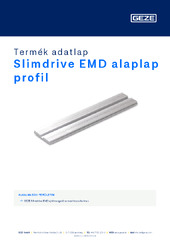 Slimdrive EMD alaplap profil Termék adatlap HU
