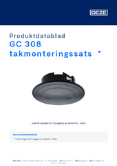 GC 308 takmonteringssats  * Produktdatablad SV
