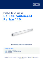 Rail de roulement Perlan 140 Fiche technique FR
